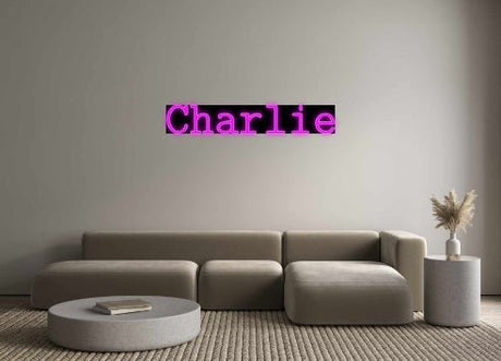 Custom Neon: Charlie | NEON SIGNO® Custom Neon Signs