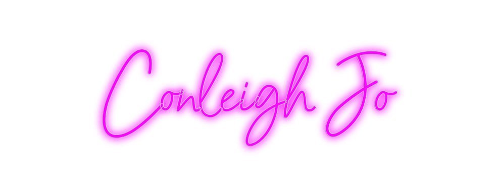 Custom Neon: Conleigh Jo | NEON SIGNO® Custom Neon Signs