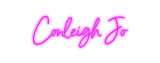 Custom Neon: Conleigh Jo | NEON SIGNO® Custom Neon Signs