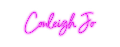 Custom Neon: Conleigh Jo | NEON SIGNO® Custom Neon Signs