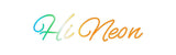 Custom Neon: Hi Neon | NEON SIGNO® Custom Neon Signs