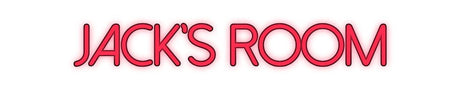 Custom Neon: Jack's Room | NEON SIGNO® Custom Neon Signs