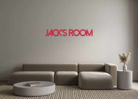Custom Neon: Jack's Room | NEON SIGNO® Custom Neon Signs