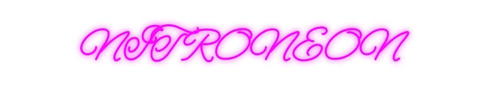 Custom Neon: NITRONEON | NEON SIGNO® Custom Neon Signs