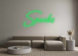 Custom Neon: Spanks | NEON SIGNO® Custom Neon Signs
