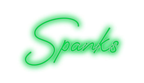 Custom Neon: Spanks | NEON SIGNO® Custom Neon Signs