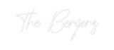 Custom Neon: The Bergens | NEON SIGNO® Custom Neon Signs