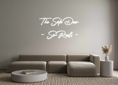 Custom Neon: The Side Door... | NEON SIGNO® Custom Neon Signs