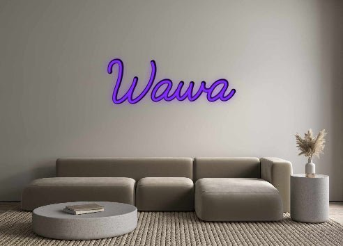 Custom Neon: Wawa | NEON SIGNO® Custom Neon Signs