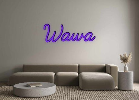 Custom Neon: Wawa | NEON SIGNO® Custom Neon Signs