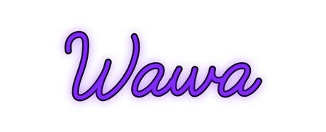 Custom Neon: Wawa | NEON SIGNO® Custom Neon Signs