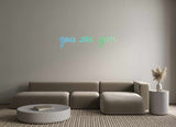 Custom Neon: you are gem | NEON SIGNO® Custom Neon Signs