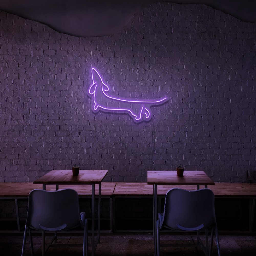 Dacheshund Neon Sign | NEON SIGNO® Custom Neon Signs