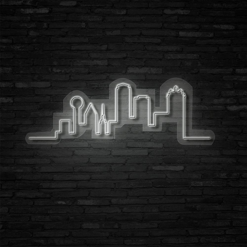 Dallas City Neon Sign | NEON SIGNO® Custom Neon Signs