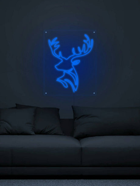 Deer Head Neon Sign | NEON SIGNO® Custom Neon Signs