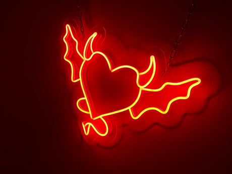 Devil Angel And Demon Neon Sign | NEON SIGNO® Custom Neon Signs