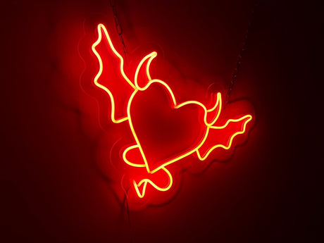 Devil Angel And Demon Neon Sign | NEON SIGNO® Custom Neon Signs