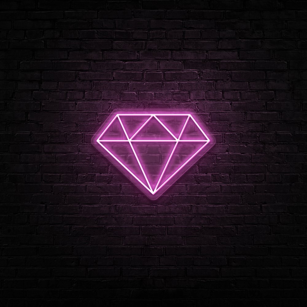 Diamond Neon Sign | NEON SIGNO® Custom Neon Signs