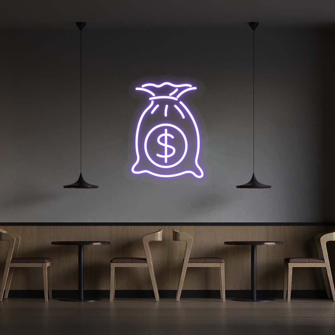 Dollar Neon Sign | NEON SIGNO® Custom Neon Signs