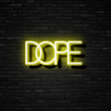 DOPE Neon Sign | NEON SIGNO® Custom Neon Signs