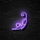 Downward Facing Cat Neon Sign | NEON SIGNO® Custom Neon Signs