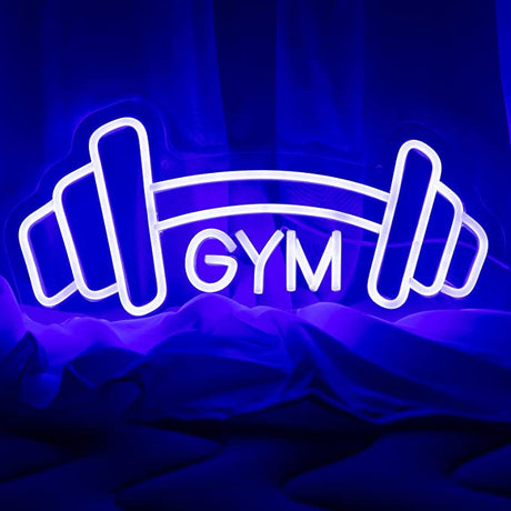 Dumbbell Shaped Neon Sign | NEON SIGNO® Custom Neon Signs