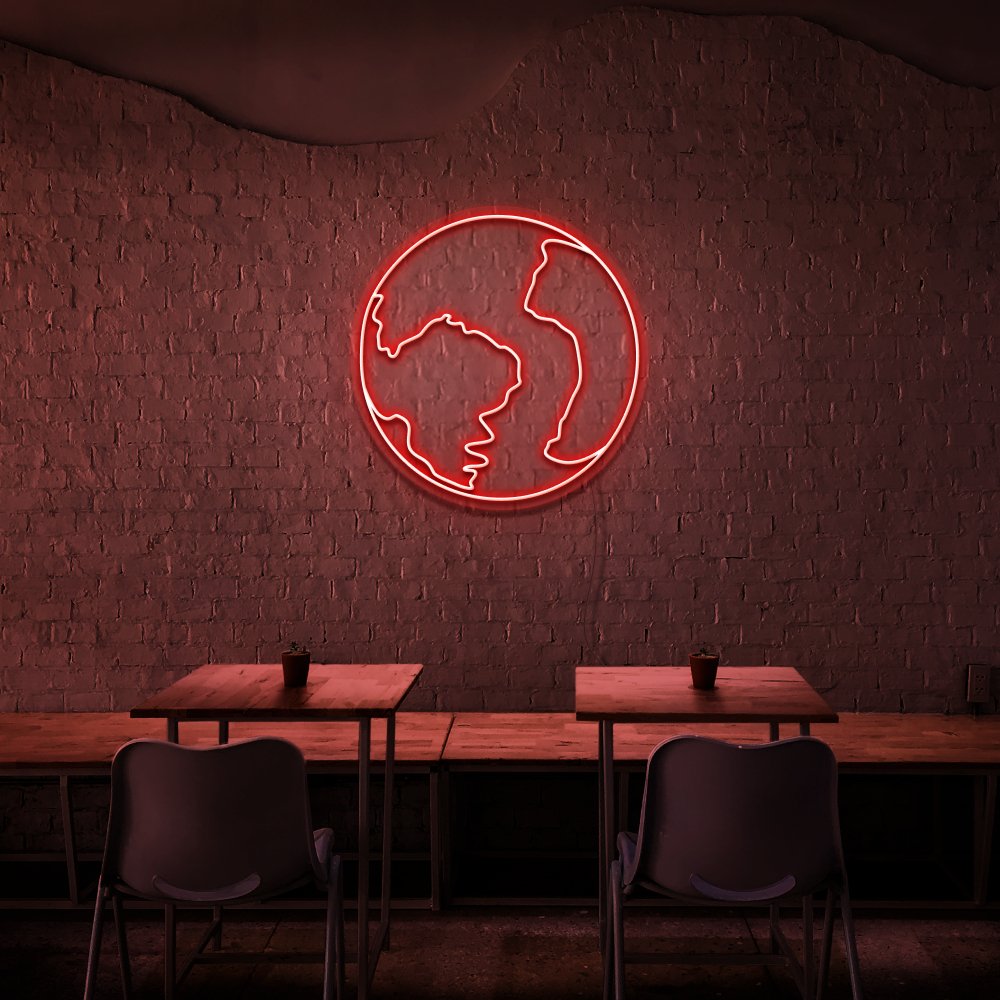 Earth Neon Sign | NEON SIGNO® Custom Neon Signs