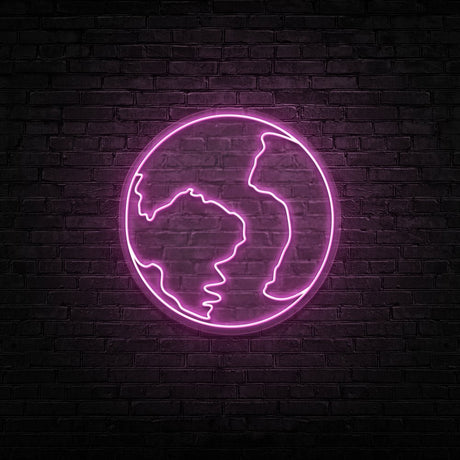 Earth Neon Sign | NEON SIGNO® Custom Neon Signs