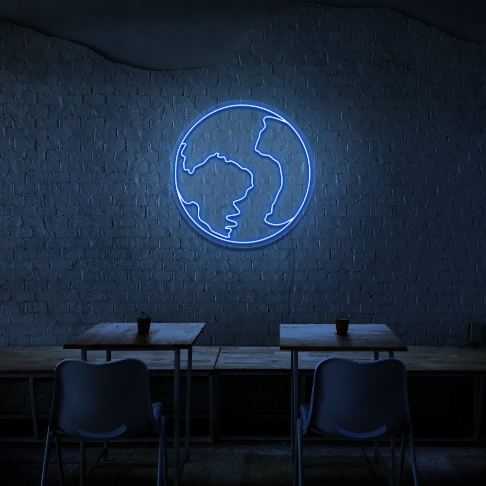 Earth Neon Sign | NEON SIGNO® Custom Neon Signs