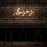 Enjoy Neon Sign | NEON SIGNO® Custom Neon Signs