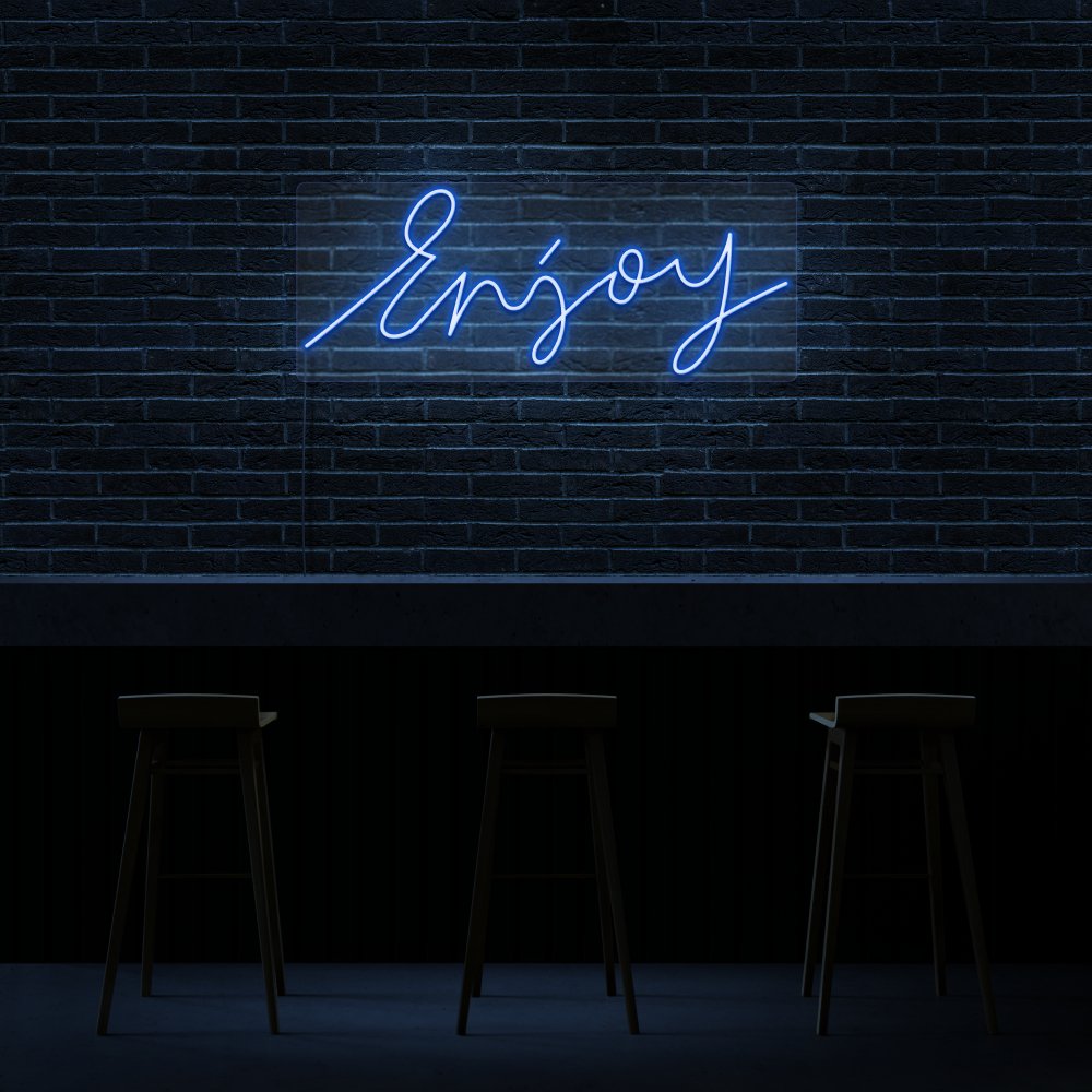 Enjoy Neon Sign | NEON SIGNO® Custom Neon Signs