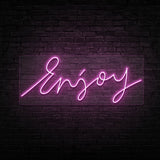 Enjoy Neon Sign | NEON SIGNO® Custom Neon Signs