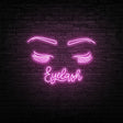 Eyelash Shop Neon Sign | NEON SIGNO® Custom Neon Signs