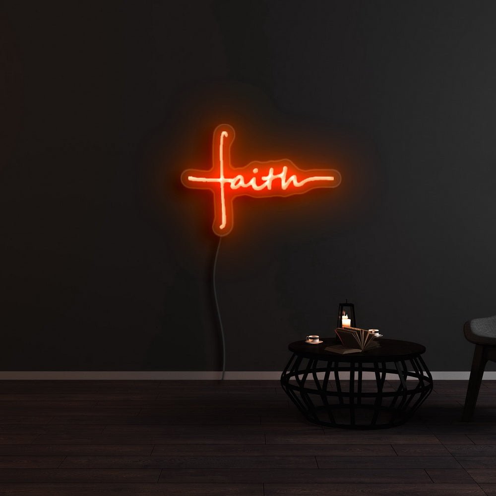 Faith Neon Sign | NEON SIGNO® Custom Neon Signs