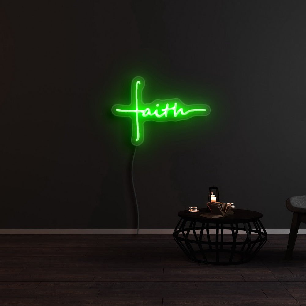 Faith Neon Sign | NEON SIGNO® Custom Neon Signs