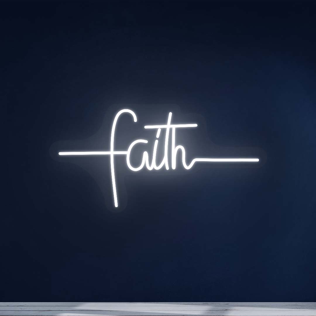 Faith Neon Sign | NEON SIGNO® Custom Neon Signs