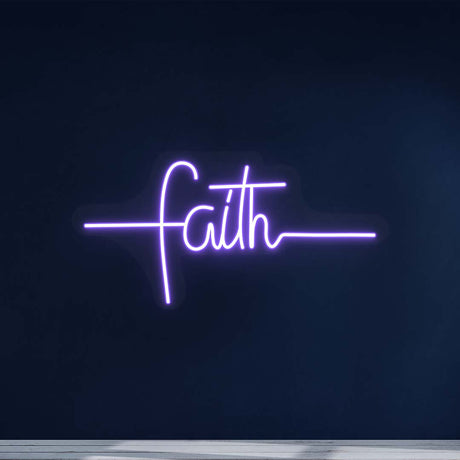 Faith Neon Sign | NEON SIGNO® Custom Neon Signs