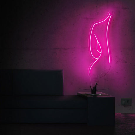 Female Silhouette Neon Sign | NEON SIGNO® Custom Neon Signs