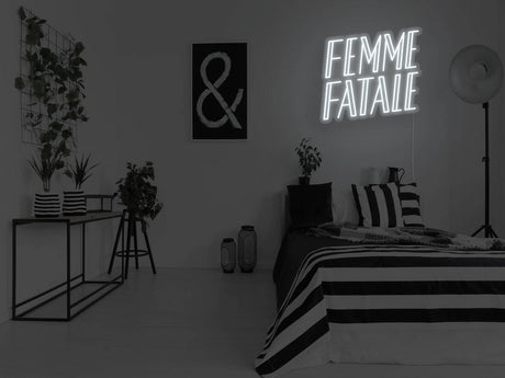 Femme Fatale Neon Sign | NEON SIGNO® Custom Neon Signs