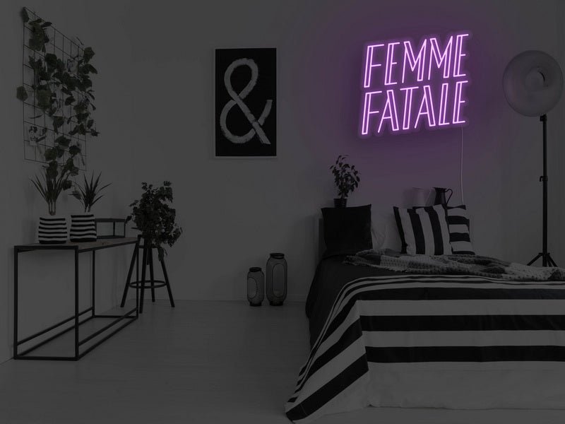 Femme Fatale Neon Sign | NEON SIGNO® Custom Neon Signs