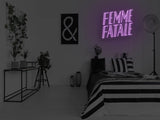 Femme Fatale Neon Sign | NEON SIGNO® Custom Neon Signs