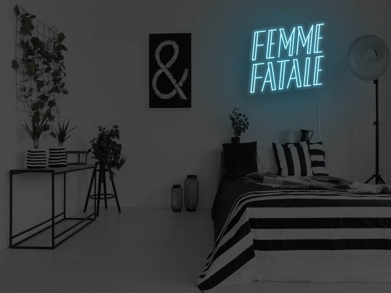 Femme Fatale Neon Sign | NEON SIGNO® Custom Neon Signs