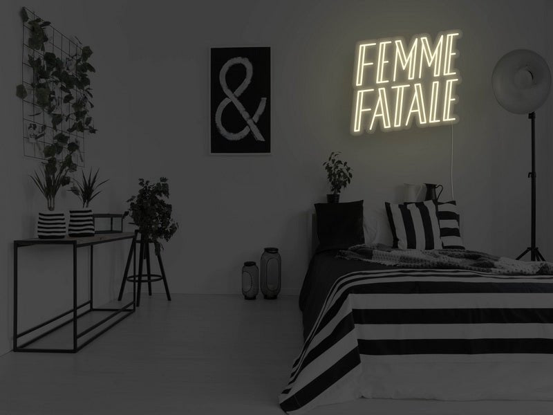 Femme Fatale Neon Sign | NEON SIGNO® Custom Neon Signs