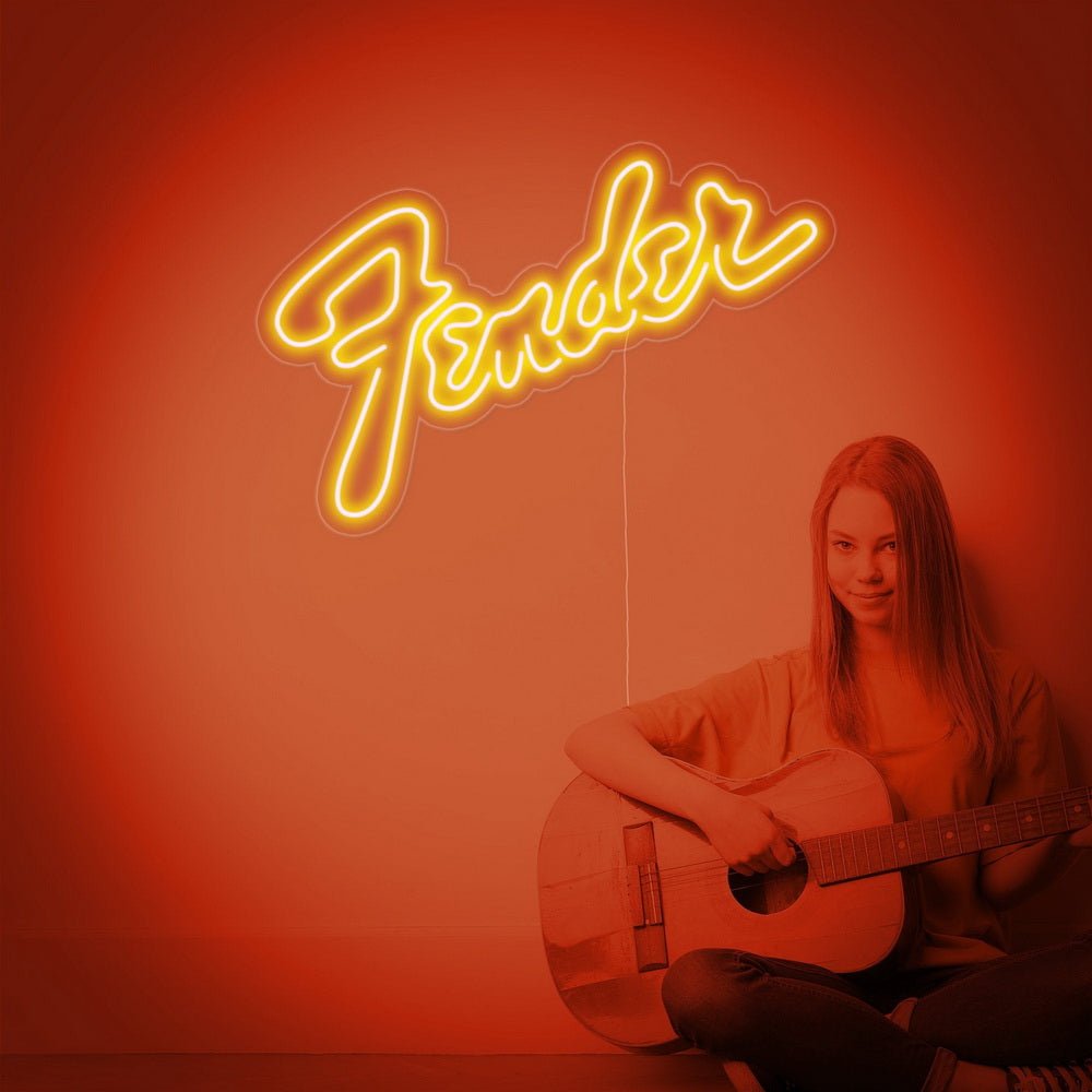 Fender Neon Sign | NEON SIGNO® Custom Neon Signs