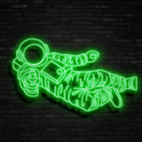 Flying Astronaut Neon Sign | NEON SIGNO® Custom Neon Signs