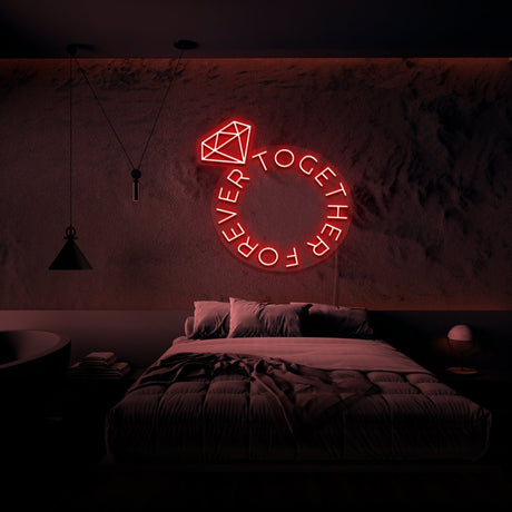 Forever Together Neon Sign | NEON SIGNO® Custom Neon Signs