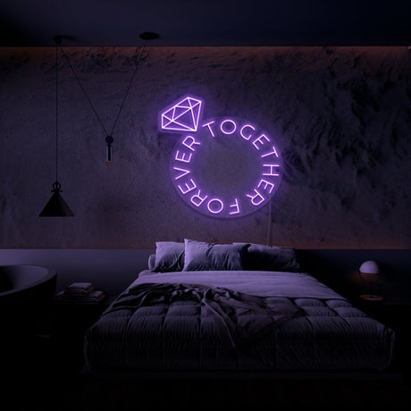 Forever Together Neon Sign | NEON SIGNO® Custom Neon Signs