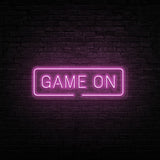 Game On Neon Sign | NEON SIGNO® Custom Neon Signs