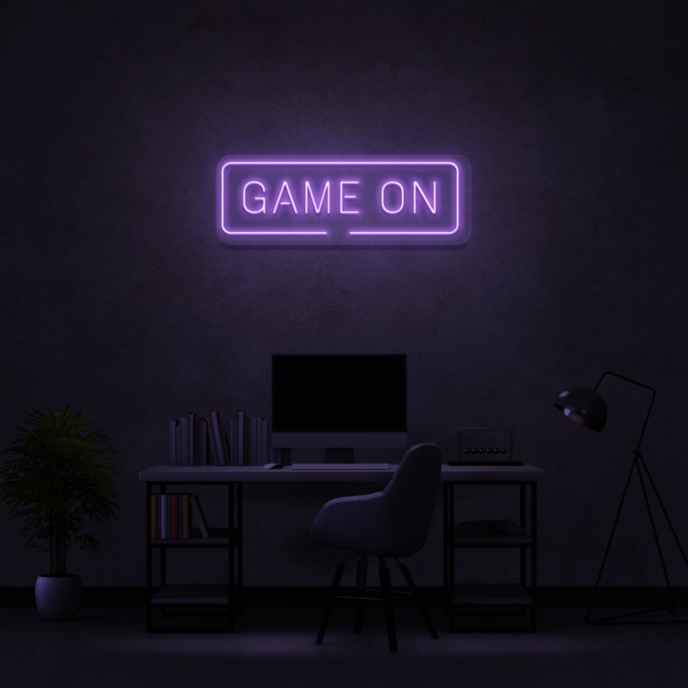 Game On Neon Sign | NEON SIGNO® Custom Neon Signs