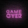 Game Over Neon Sign | NEON SIGNO® Custom Neon Signs